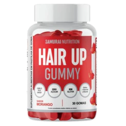 Hair Up Gummy 30 gomas - Samurai Nutrition Cabelo Pele Unha Com Biotina