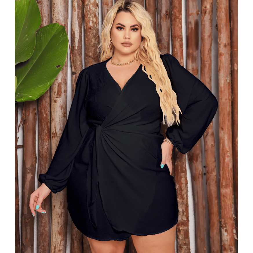 Vestido Envelope Preto na Black Friday 2025 | BuscaProdutos