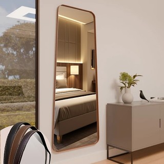 Espelho Orgânico ME19 Moldura Couro 110x50cm 150x60cm 170x70cm Corpo Inteiro Quarto Sala Banheiro em Oferta na Shopee