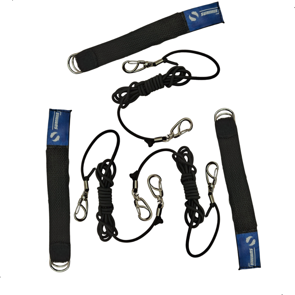 Kit 3 Cordão Salva Vara Summer Segurança Trava Vara 1,50m