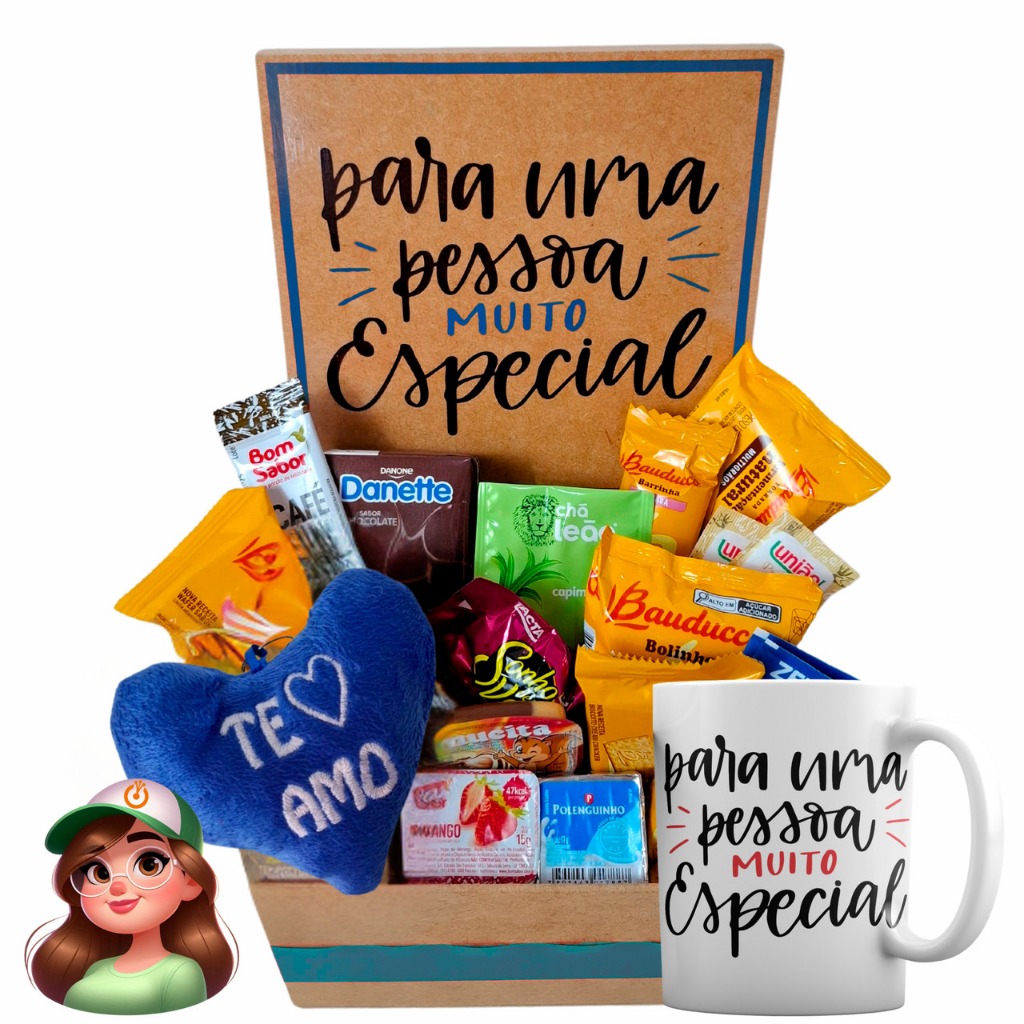 Cesta Masculina | Cesta de Café da Manhã para Homens | Presente Masculino | Escolha sua Caneca em Oferta na Shopee