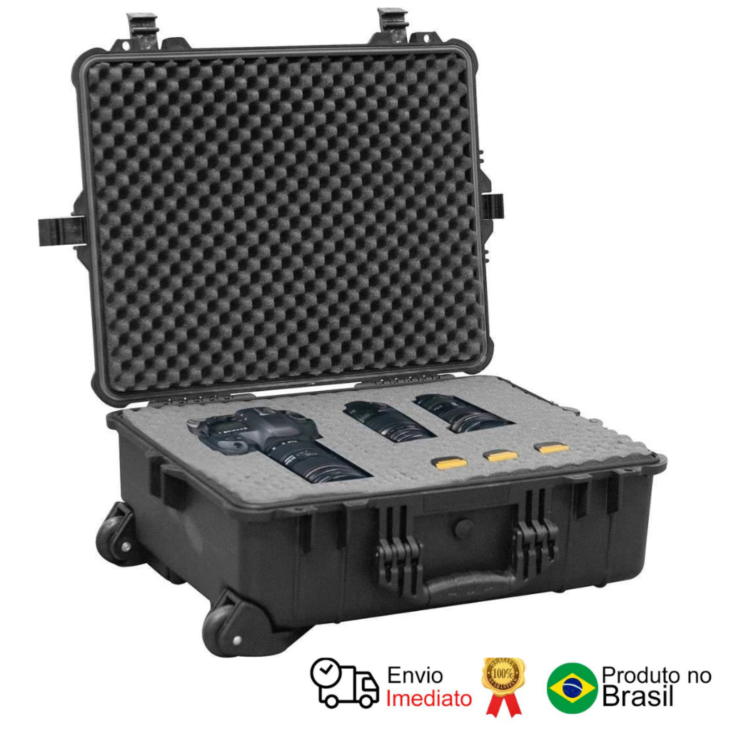 Maleta Anti Impacto Com Rodas Mai620 Vonder Preta