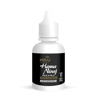 Removedor de Henna Niraj Profissional 20ml em Oferta na Shopee
