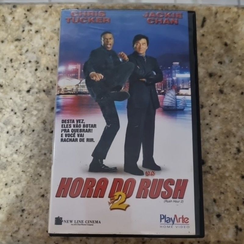 VHS 'Hora do Rush 2' Brett Ratner (Legendado).