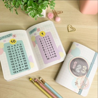 Tabuada Completa Infantil A6 | Adição, Subtração, Multiplicação, Divisão Com Elásticol l Miola e Miolo em Oferta na Shopee