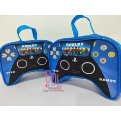 kits Maletas Controle de video game para festas de aniversário lancheira gamer Roblox minecraft free fire
