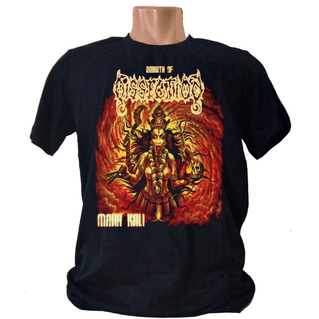 Camiseta Dissection Maha kali Death Metal manga curta