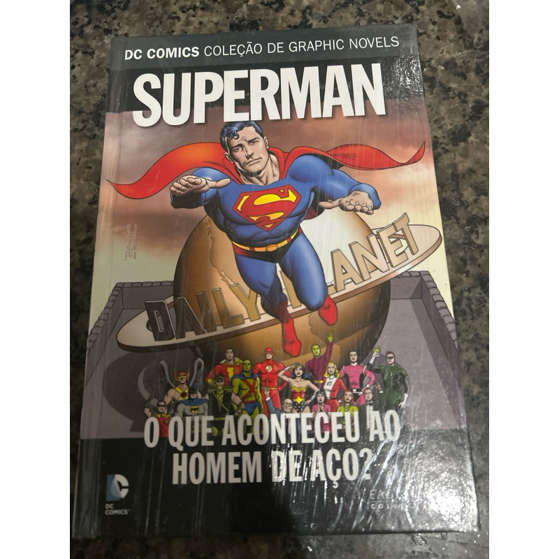 DC Comics Coleção de Graphic Novels Superman - O que aconteceu ao Homem de Aço volume 63 novo/lacrado