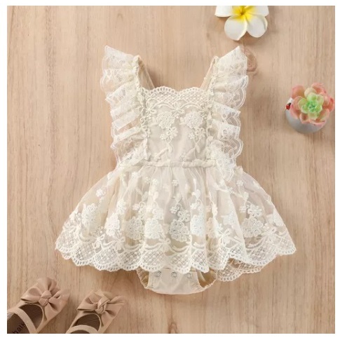 Body Infantil Menina Festa Batizado Oferta em Oferta na Shopee