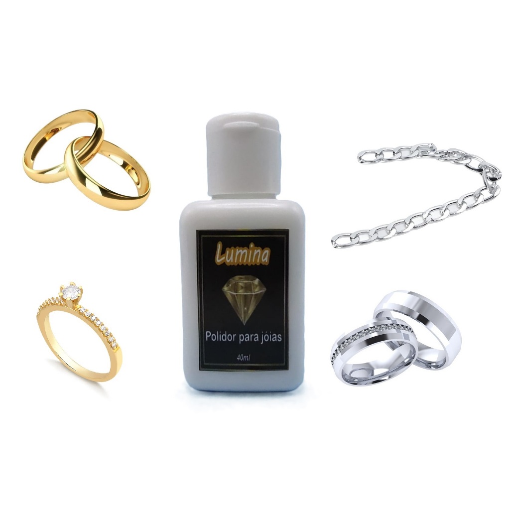 Polidor Para Alianças e Joias - Ouro, Prata e Moeda Antiga 40ml