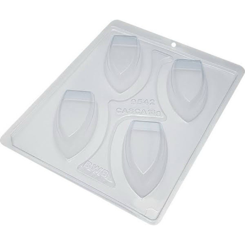 Forma De Acetato Com Silicone 3 Partes BWB Barca Pequeno Cód:9542