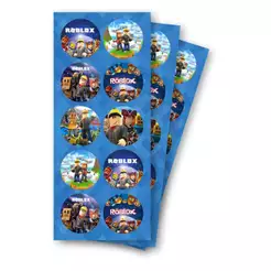 30 Adesivos Roblox 4x4xm Aprova D'agua