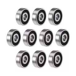 Rolamento de Roda 6202 2RS Blindagem de borracha KIT com 10 peças Honda YBR 125 - FACTOR 125...