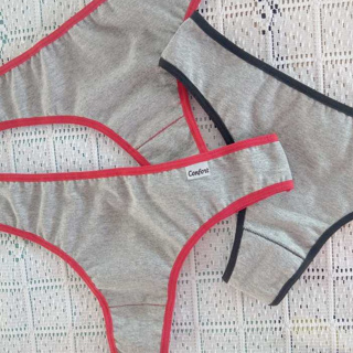 5 Calcinhas 100% ALGODÃO TIPO TANGÃO SuperConfortável Boa Elasticidade Excelente para O Dia a Dia em Oferta na Shopee