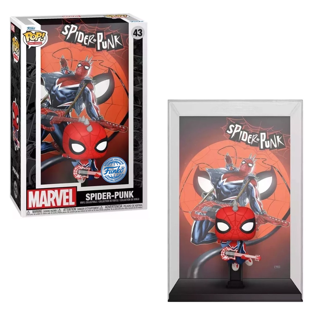 FUNKO POP COMIC COVERS MARVEL SPIDER-MAN - SPIDER-PUNK 43