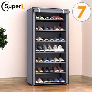 Sapateira com 7 Prateleiras para Organizar Sapatos Calçados Chinelos Roupas Objetos 24 Pa…