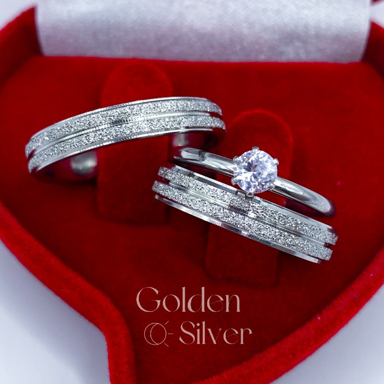 Par de Aliança prata de Namoro Casamento Brilhante Diamantada Canal Finas 4mm em Oferta na Shopee