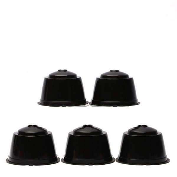10 Uni Reutilizável Para Dolce Gusto Nescafe Copo De Cápsula De Café Filtro Preto
