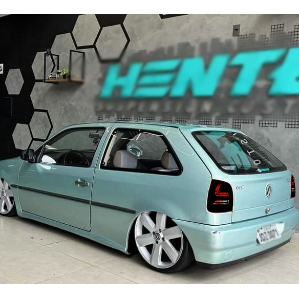 Aplique Adesivo máscara negra da lanterna Gol G2 o ( PAR )