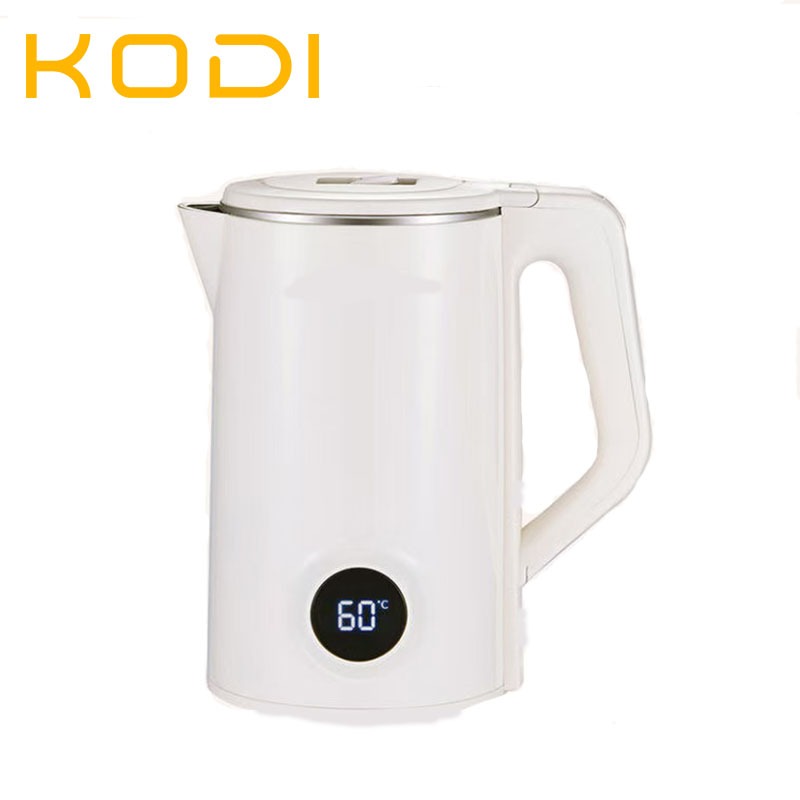 Chaleira elétrica de aço inoxidável garrafa de chá 2,5L display digital desligamento automático 110V