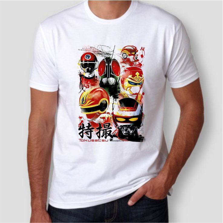 Camiseta Tokusatsu   Jaspion Jiraya Black Kame Raider