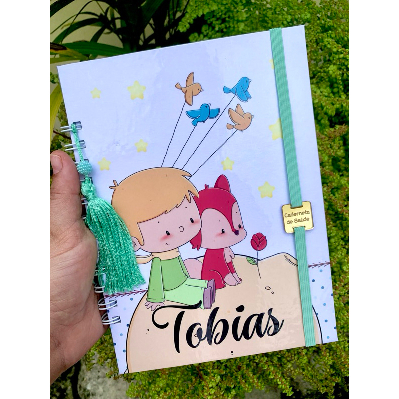 caderneta de vacina personalizada pequeno príncipe