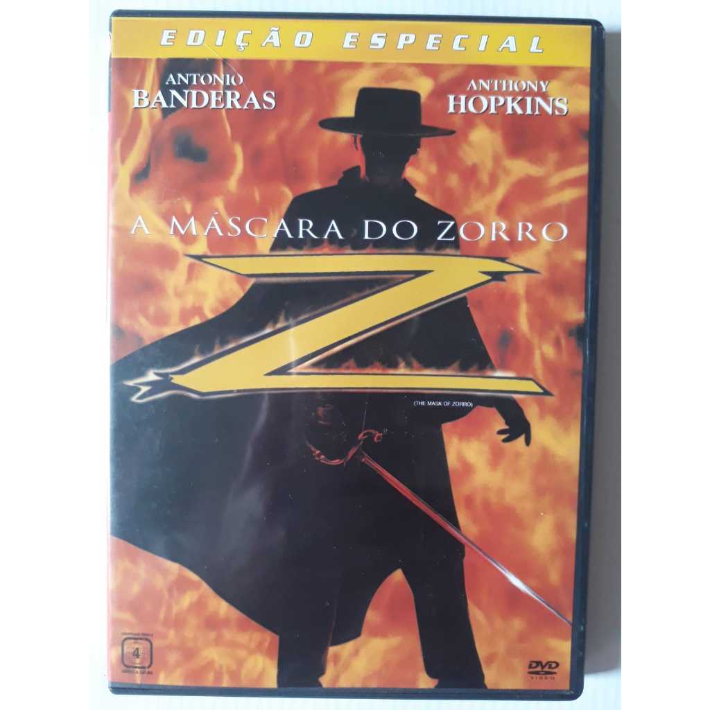 Dvd A Máscara do Zorro - Antonio Banderas, Anthony Hopkins - Original Usado