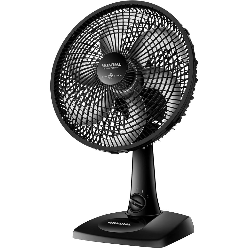 Ventilador de Mesa Oscilante Mondial 110v VSP-30 Preto