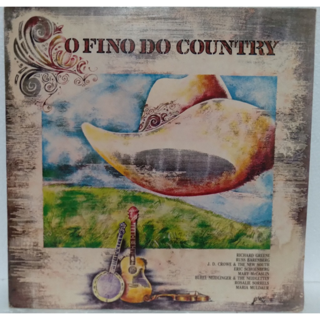 Lp - O Fino do Country - Richard Greene, Russ Barenberg, Outros - 1980