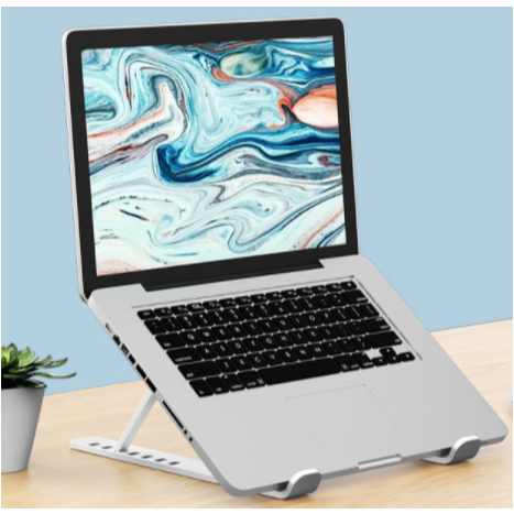 Suporte Apoio De Notebook Laptop Compacto Articulado Home Office / Suporte Notebook / Porta Notebook Preto