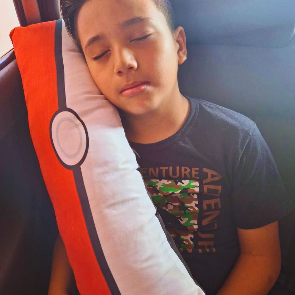 Almofada Protetora Para Cinto Segurança Carro Viagem Descanço Conforto Sublimação em Estam...