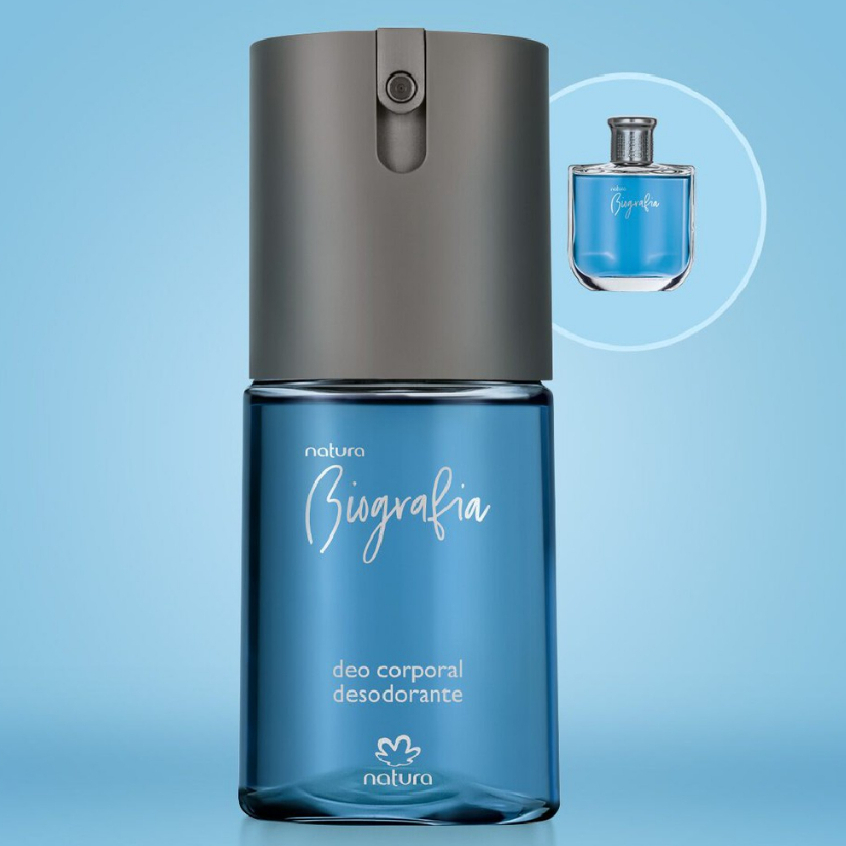 Biografia Deo Corporal 100ml Colônia Amadeirado Natura