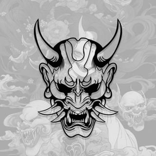 Adesivo Yokai Daimon Oni Spirit Tuning JDM em Oferta na Shopee