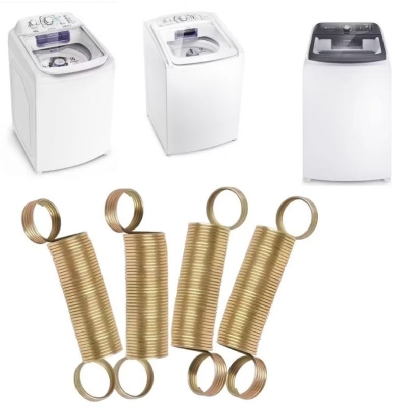 Kit De 4 Molas Centralizadora Do Cesto Electrolux 8 A 16 Kgs em Oferta na Shopee