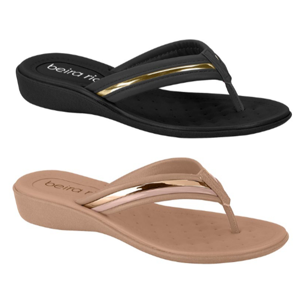 Chinelo de Dedo Confort Beira Rio Sandalia Feminina Napa Verniz Original em Oferta na Shopee