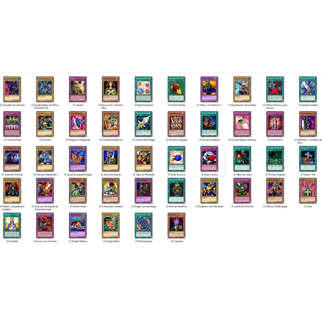 Cartas Yugioh - Deck Joey Batalha Da Cidade Tcg Ou Anime