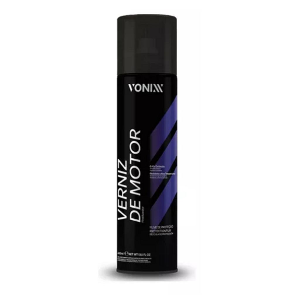 Verniz De Motor Aerosol Finalizador - Vonixx Brilho e Proteção 400ml