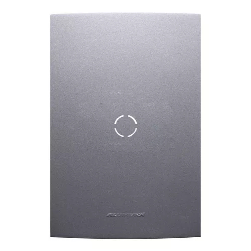 Placa 4x2 Cega Saída De Fio Inova Pro Class Alumbra Grafite Cor Cinza