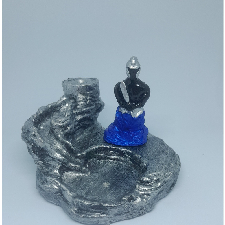 Imagem Incensário/porta incenso/cascata/Ogum/candomble/umbanda