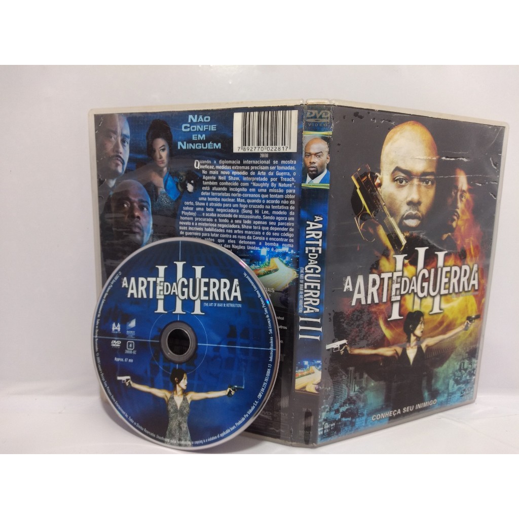 Dvd - A Arte Da Guerra 3 - Anthony Treach Criss