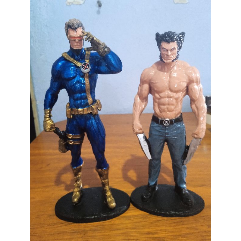 Bonecos X-Men ,Ciclope e Wolverine colecionáveis kit,