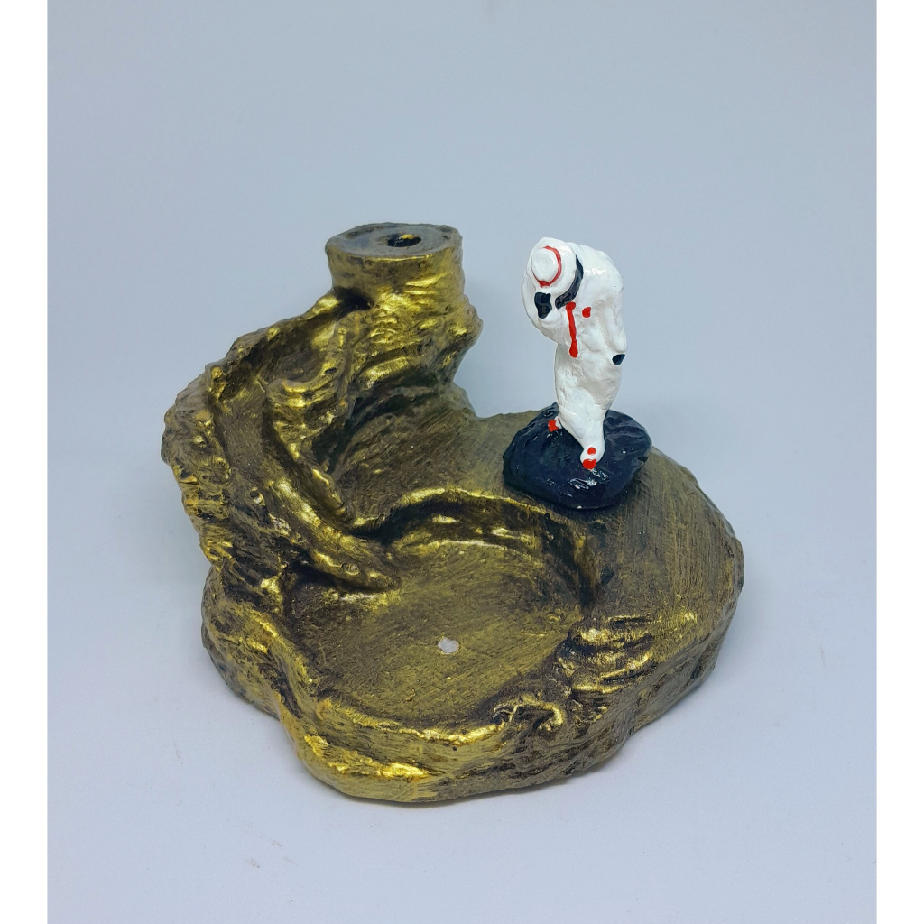 Imagem Zé Pelintra/Zé Pilintra/Incensário/porta incenso/cascata/candomble/umbanda