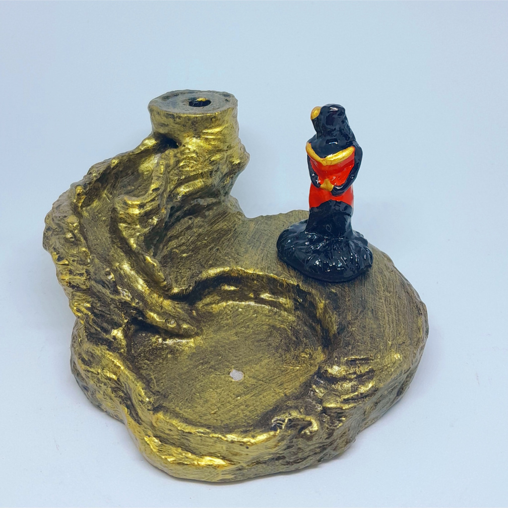 Imagem Pombagira/Maria Padilha/Incensário/porta incenso/cascata/candomble/umbanda