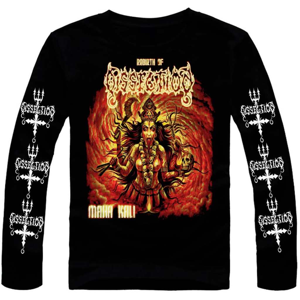Camiseta Dissection Maha Kali manga longa. Death Metal