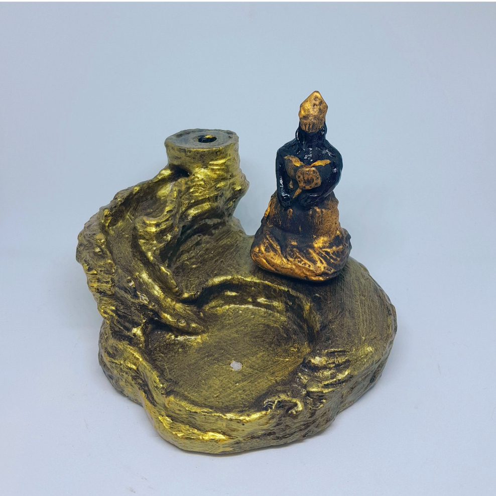 Imagem Oxum/Incensário/porta incenso/cascata/candomble/umbanda