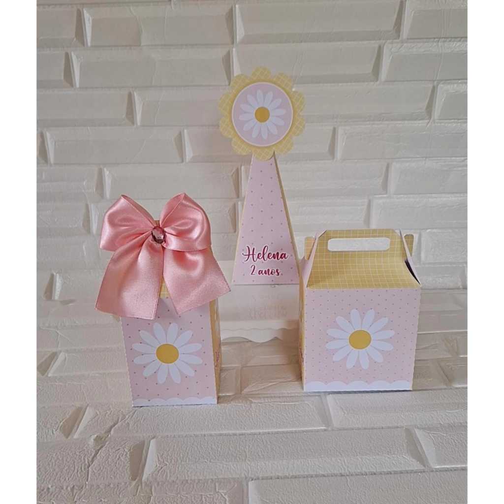 Personalizados para festa Margaridas/Caixinhas personalizadas Margaridas/Lembrancinhas festa Margaridas