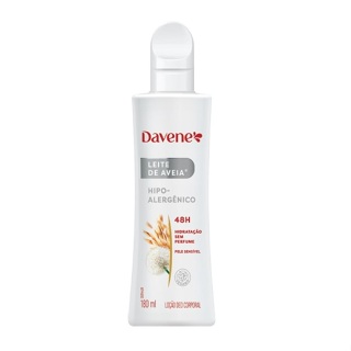 Hidratante Corporal Leite de Aveia Hipoalergênico Sem Perfume 180ml - Davene