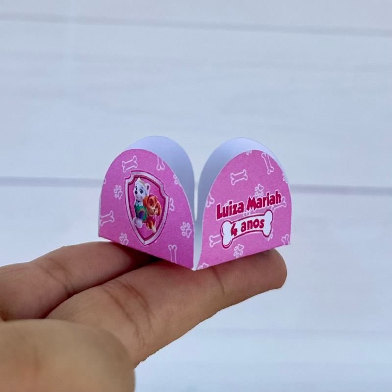 Forminhas para Doces Personalizadas Patrulha Canina Skye | Brigadeiro | Festa Aniversário Infantil