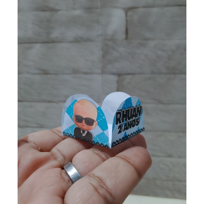 Forminhas de brigadeiro Poderoso Chefinho, forminhas de papel, forminhas personalizadas
