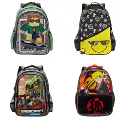 Mochila Escolar Passeio Infantil Bolsa Menino